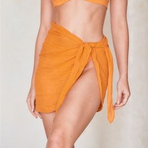 Monday Swimwear South Beach Sarong - Burnt Orange